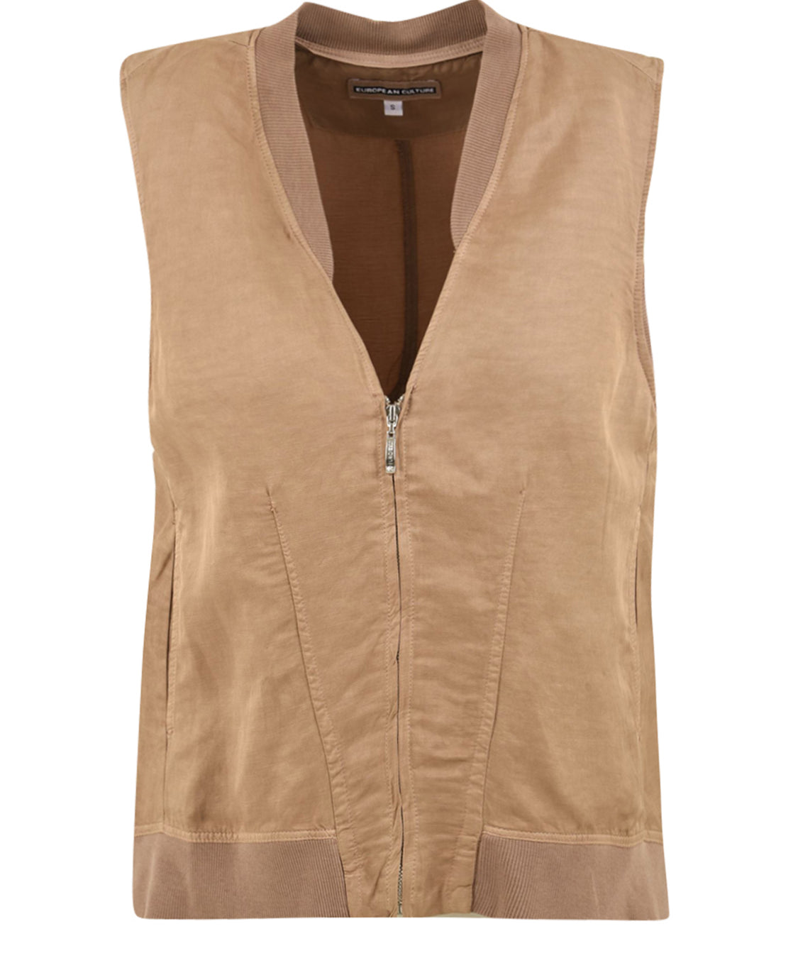 Camicia smanicata EUROPEAN CULTURE Donna - Marrone