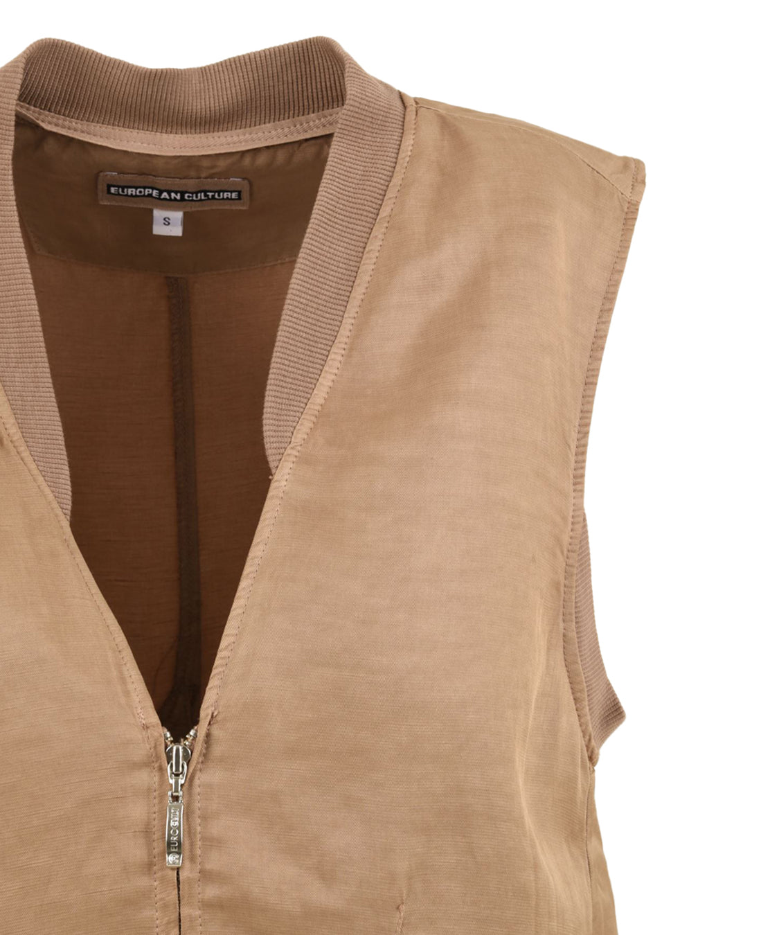 Camicia smanicata EUROPEAN CULTURE Donna - Marrone