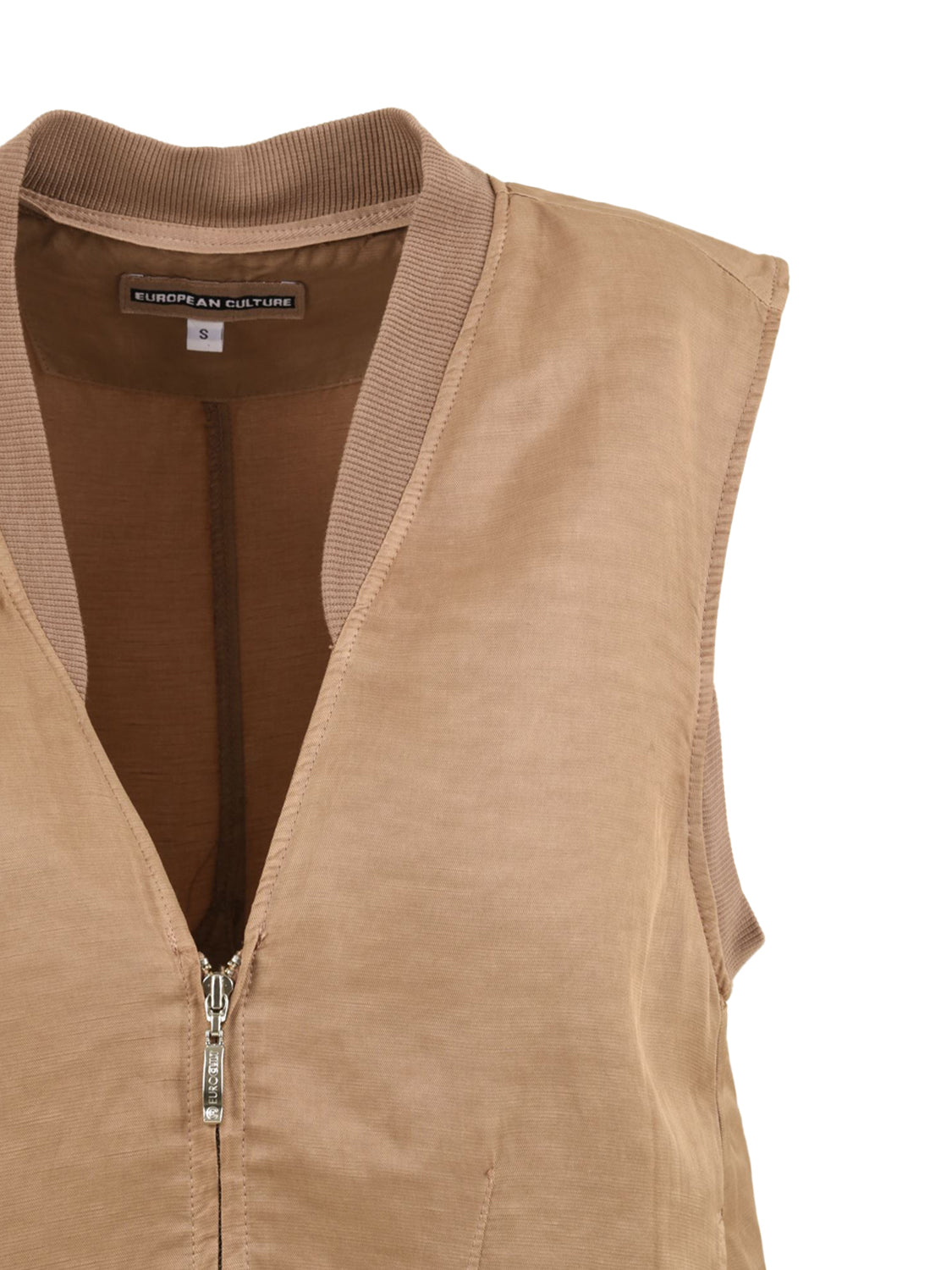 Camicia smanicata EUROPEAN CULTURE Donna - Marrone