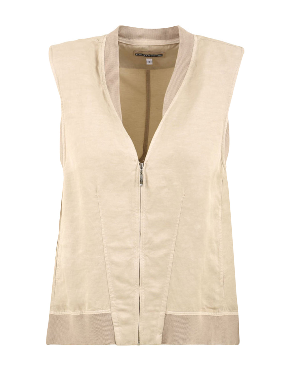 Camicia smanicata EUROPEAN CULTURE Donna - Beige