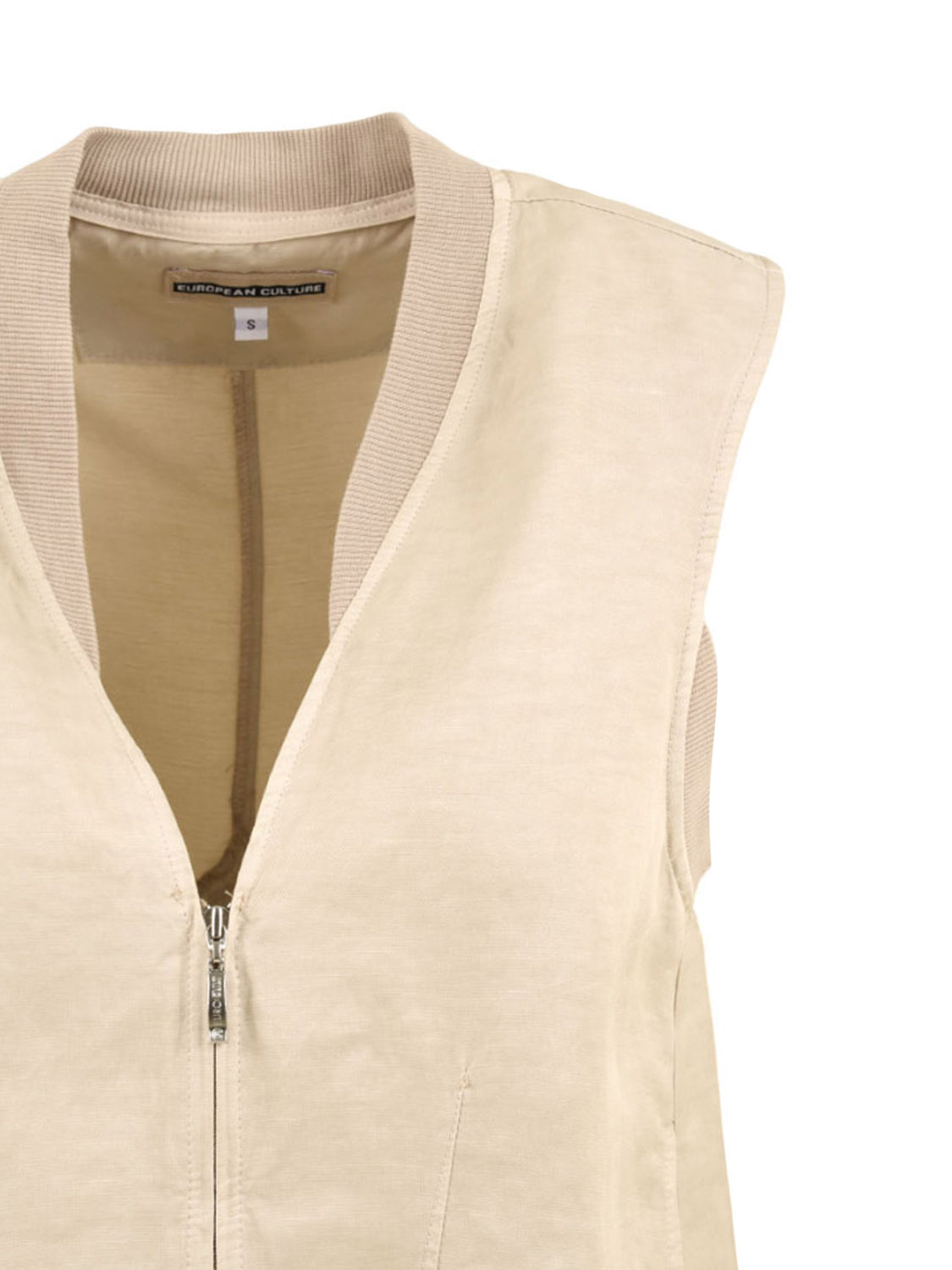 Camicia smanicata EUROPEAN CULTURE Donna - Beige