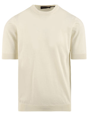 Maglia girocollo cotone FILIPPO DE LAURENTIIS Uomo - Bianco
