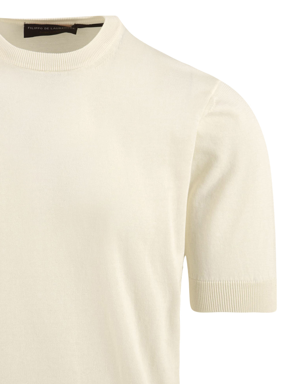 Maglia girocollo cotone FILIPPO DE LAURENTIIS Uomo - Bianco