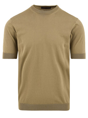 Maglia girocollo cotone FILIPPO DE LAURENTIIS Uomo - Verde