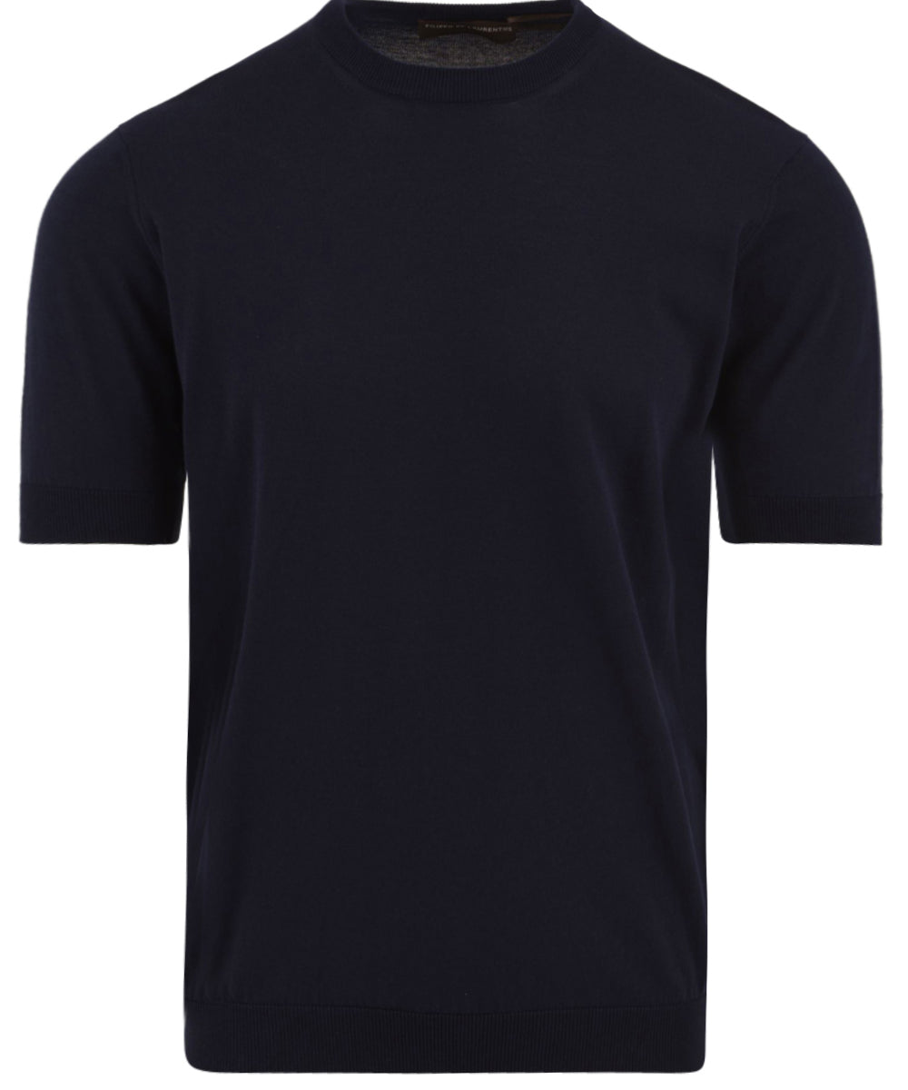 Maglia girocollo cotone FILIPPO DE LAURENTIIS Uomo - Blue