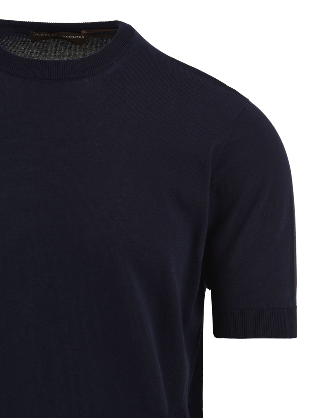 Maglia girocollo cotone FILIPPO DE LAURENTIIS Uomo - Blue