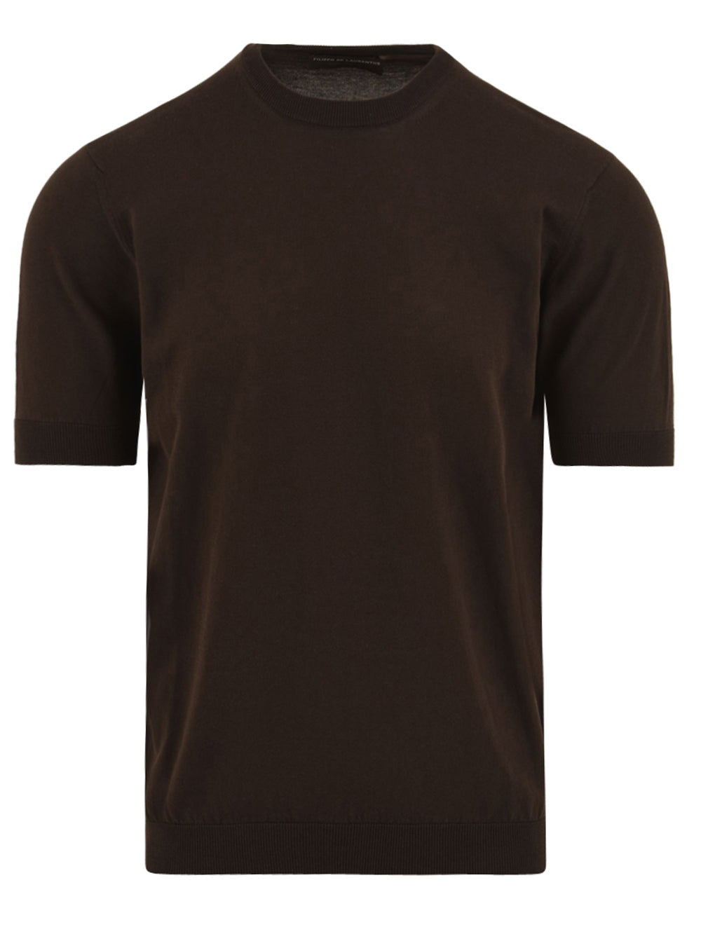 Maglia girocollo cotone FILIPPO DE LAURENTIIS Uomo - Marrone