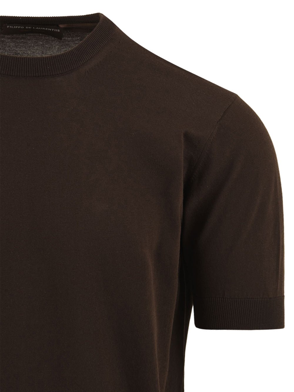 Maglia girocollo cotone FILIPPO DE LAURENTIIS Uomo - Marrone