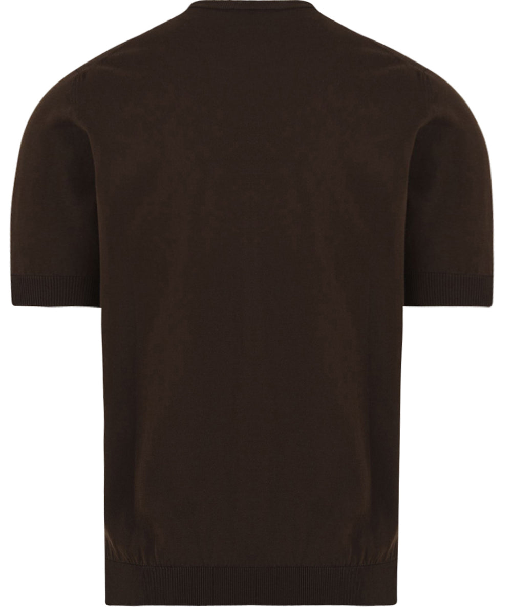 Maglia girocollo cotone FILIPPO DE LAURENTIIS Uomo - Marrone