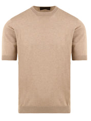 Maglia girocollo seta FILIPPO DE LAURENTIIS Uomo - Beige