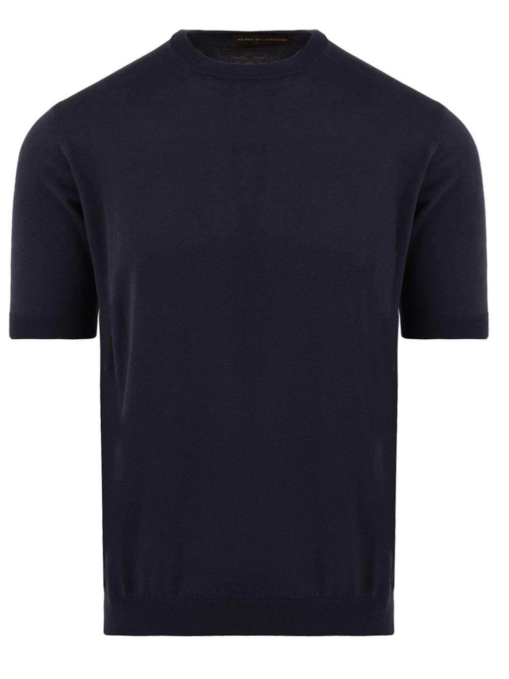 Maglia girocollo seta FILIPPO DE LAURENTIIS Uomo - Blue