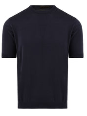Maglia girocollo seta FILIPPO DE LAURENTIIS Uomo - Blue