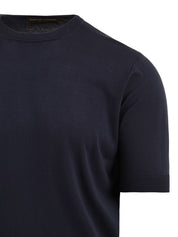 Maglia girocollo seta FILIPPO DE LAURENTIIS Uomo - Blue