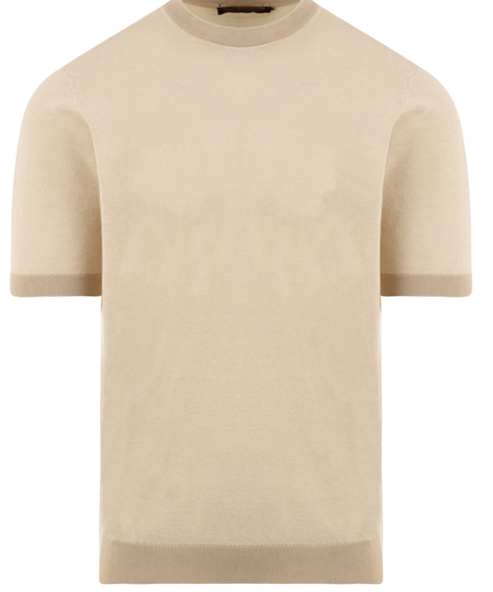 Maglia girocollo cotone FILIPPO DE LAURENTIIS Uomo - Beige