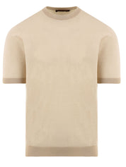 Maglia girocollo cotone FILIPPO DE LAURENTIIS Uomo - Beige