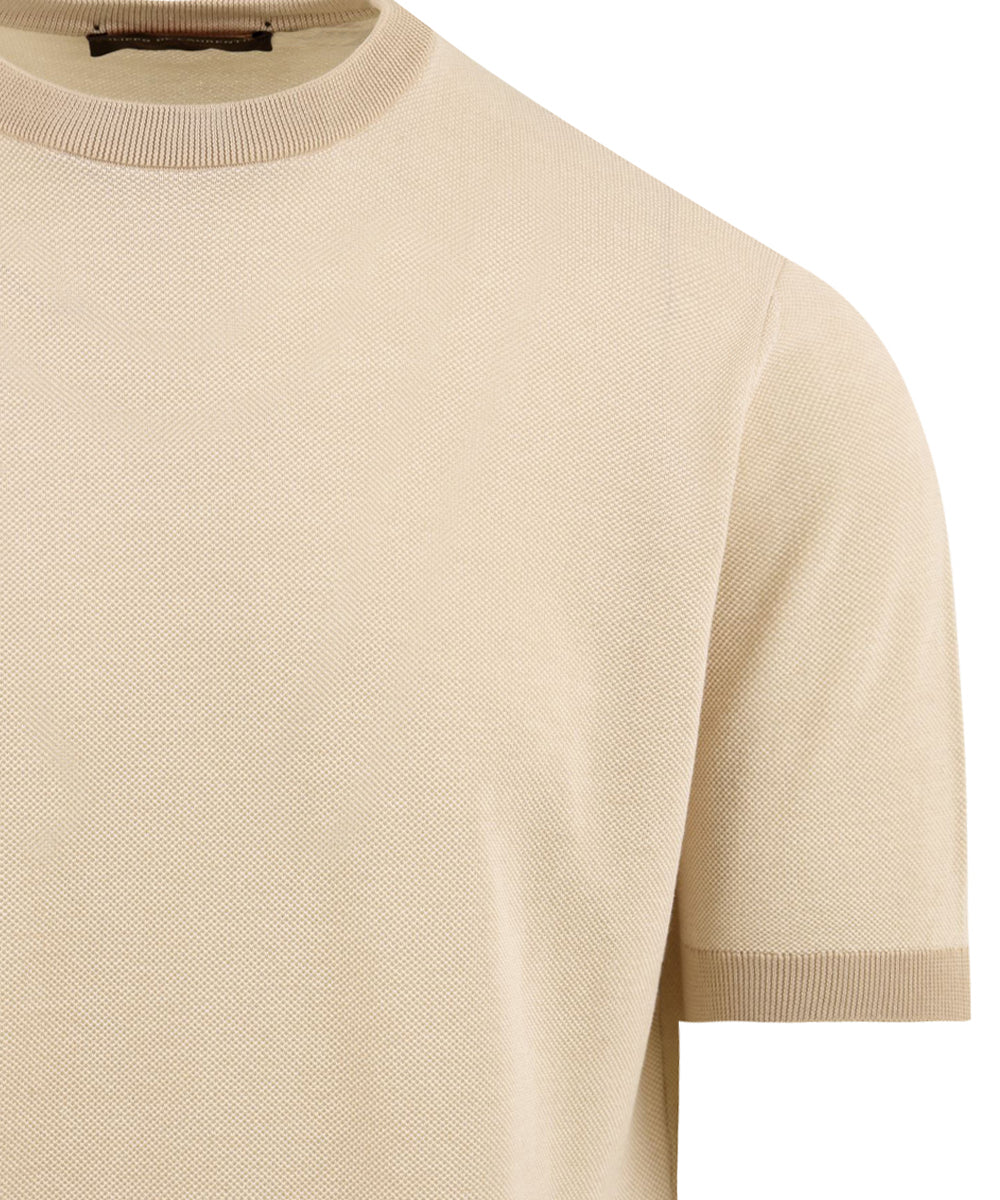 Maglia girocollo cotone FILIPPO DE LAURENTIIS Uomo - Beige