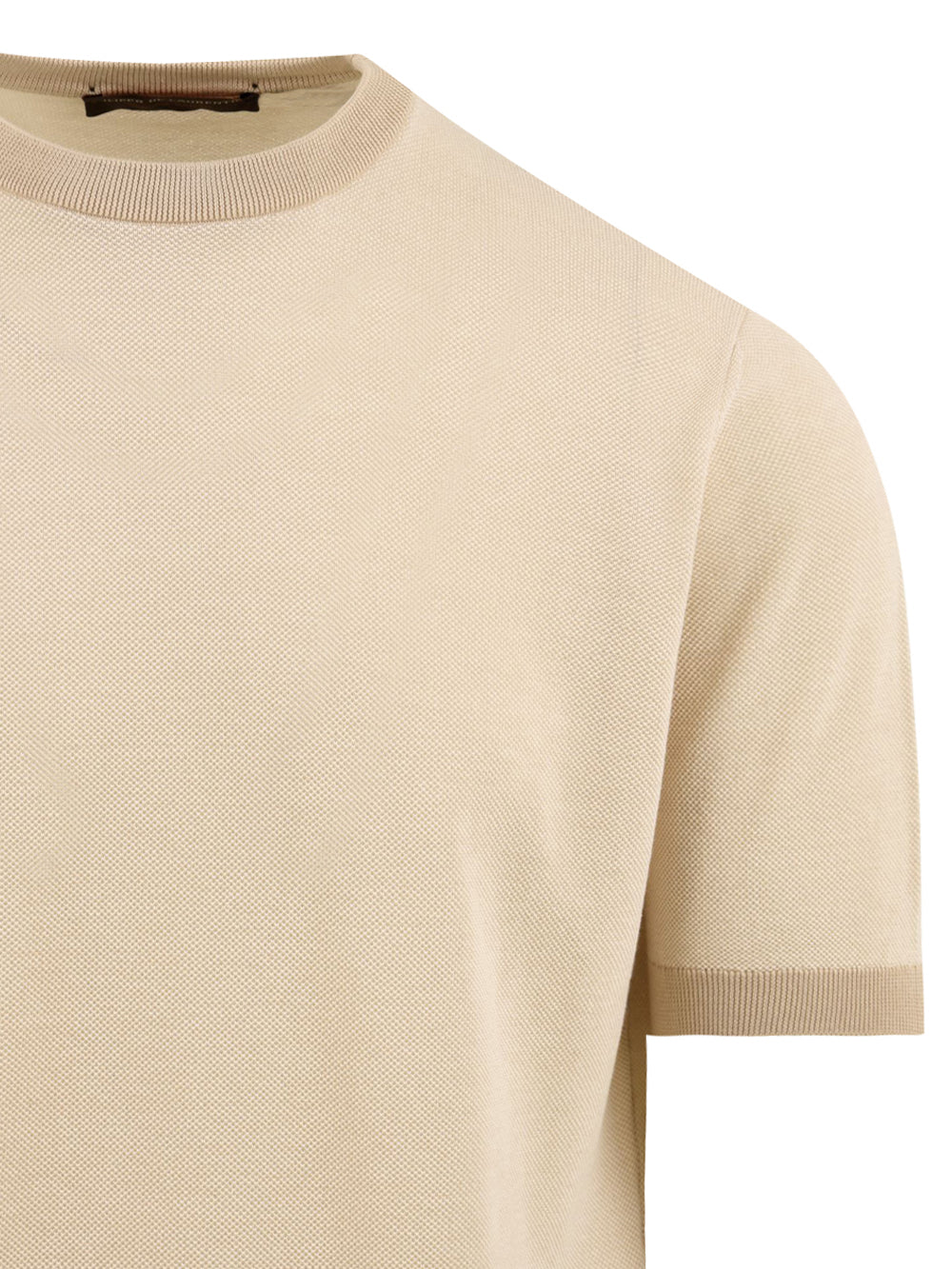 Maglia girocollo cotone FILIPPO DE LAURENTIIS Uomo - Beige
