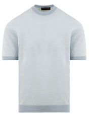 Maglia girocollo cotone FILIPPO DE LAURENTIIS Uomo - Blue
