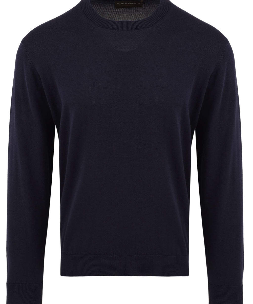 Maglia girocollo manica lunga FILIPPO DE LAURENTIIS Uomo - Blue