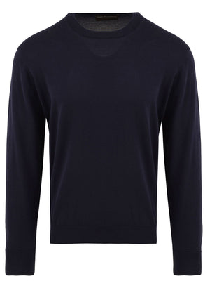 Maglia girocollo manica lunga FILIPPO DE LAURENTIIS Uomo - Blue