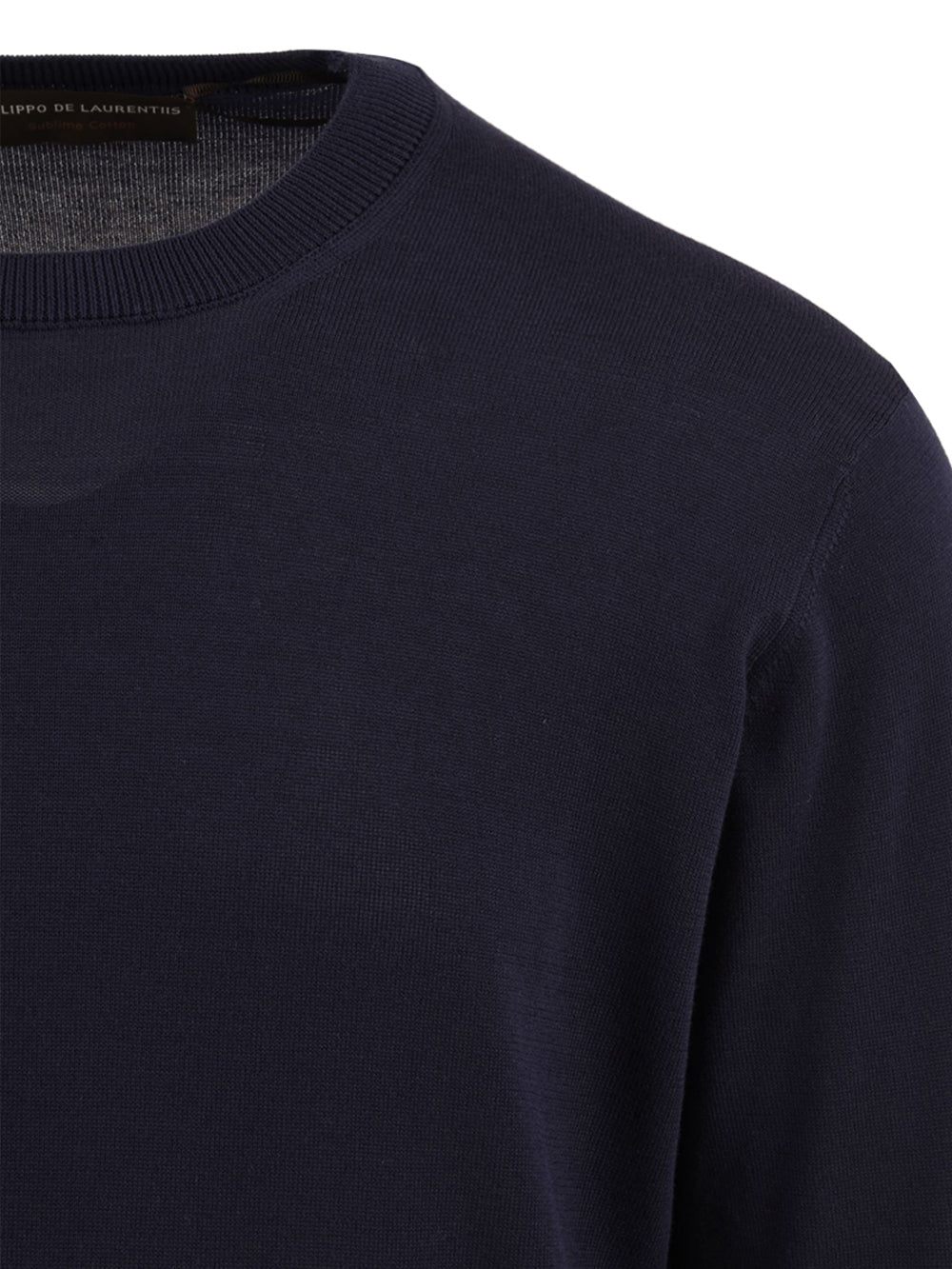 Maglia girocollo manica lunga FILIPPO DE LAURENTIIS Uomo - Blue