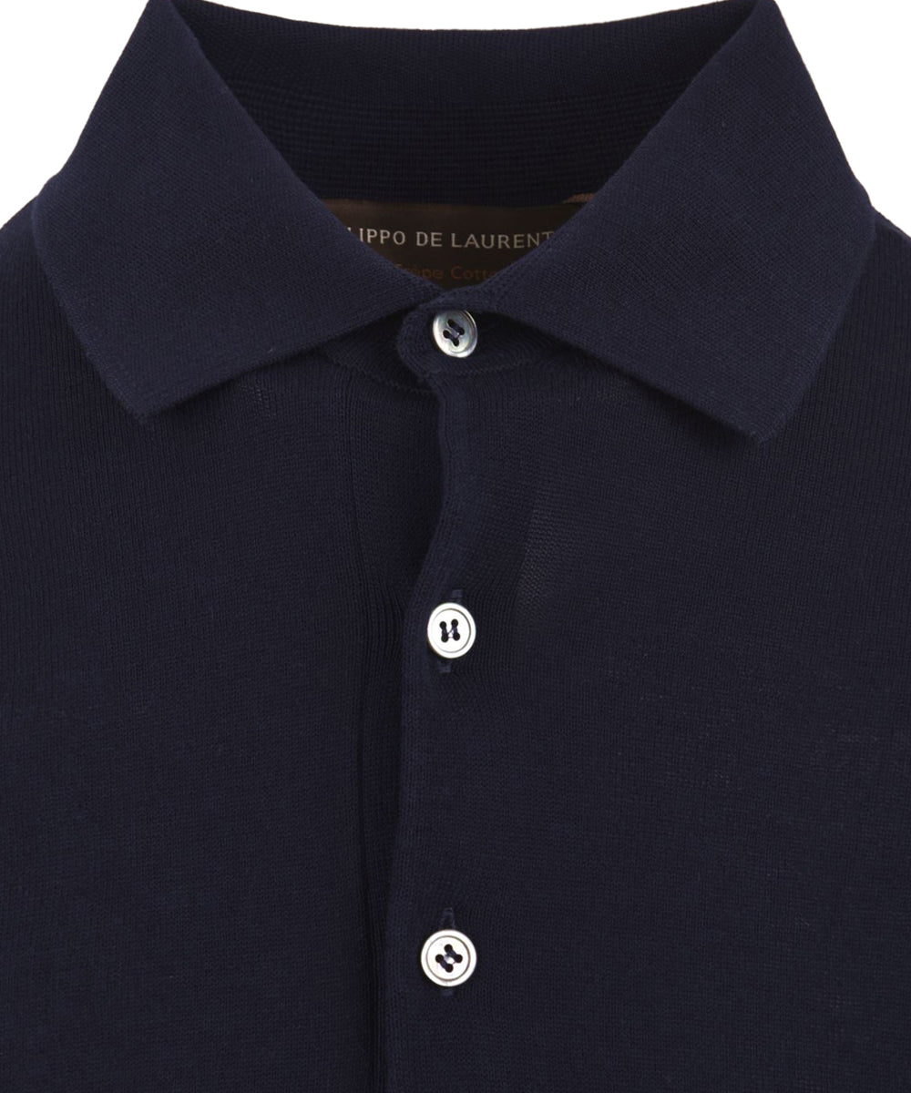 Polo cotone FILIPPO DE LAURENTIIS Uomo - Blue