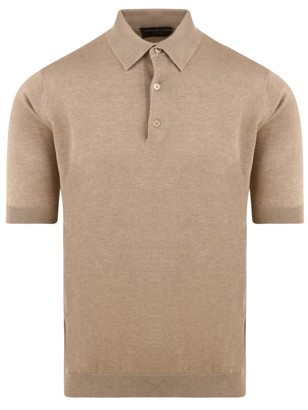 Polo seta FILIPPO DE LAURENTIIS Uomo - Beige