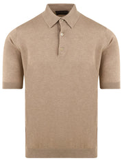 Polo seta FILIPPO DE LAURENTIIS Uomo - Beige