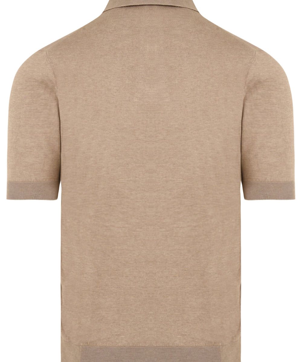 Polo seta FILIPPO DE LAURENTIIS Uomo - Beige