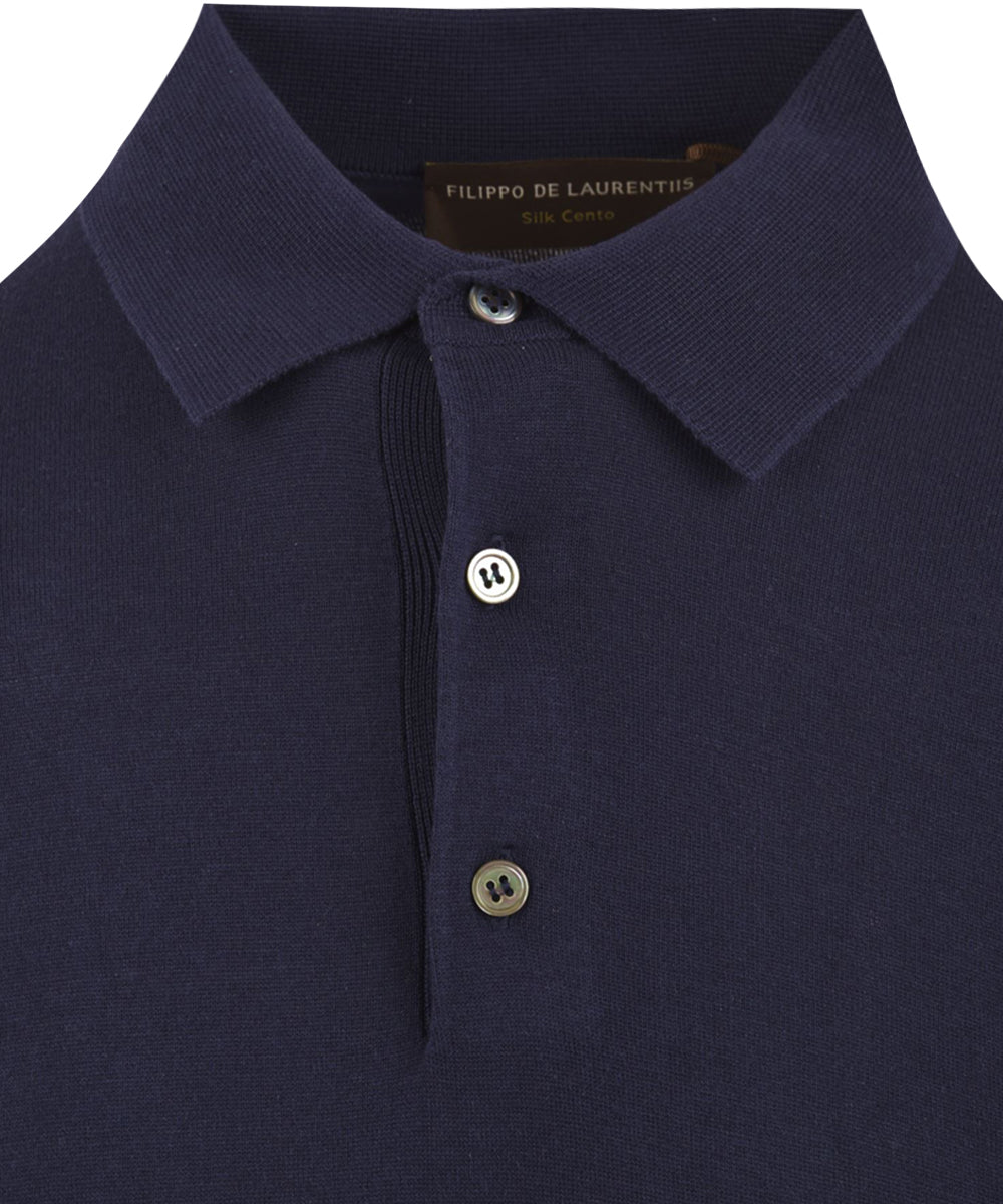 Polo manica corta FILIPPO DE LAURENTIIS Uomo - Blue