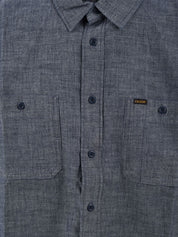 Camicia Embroidered Chambray FILSON Uomo - Blue