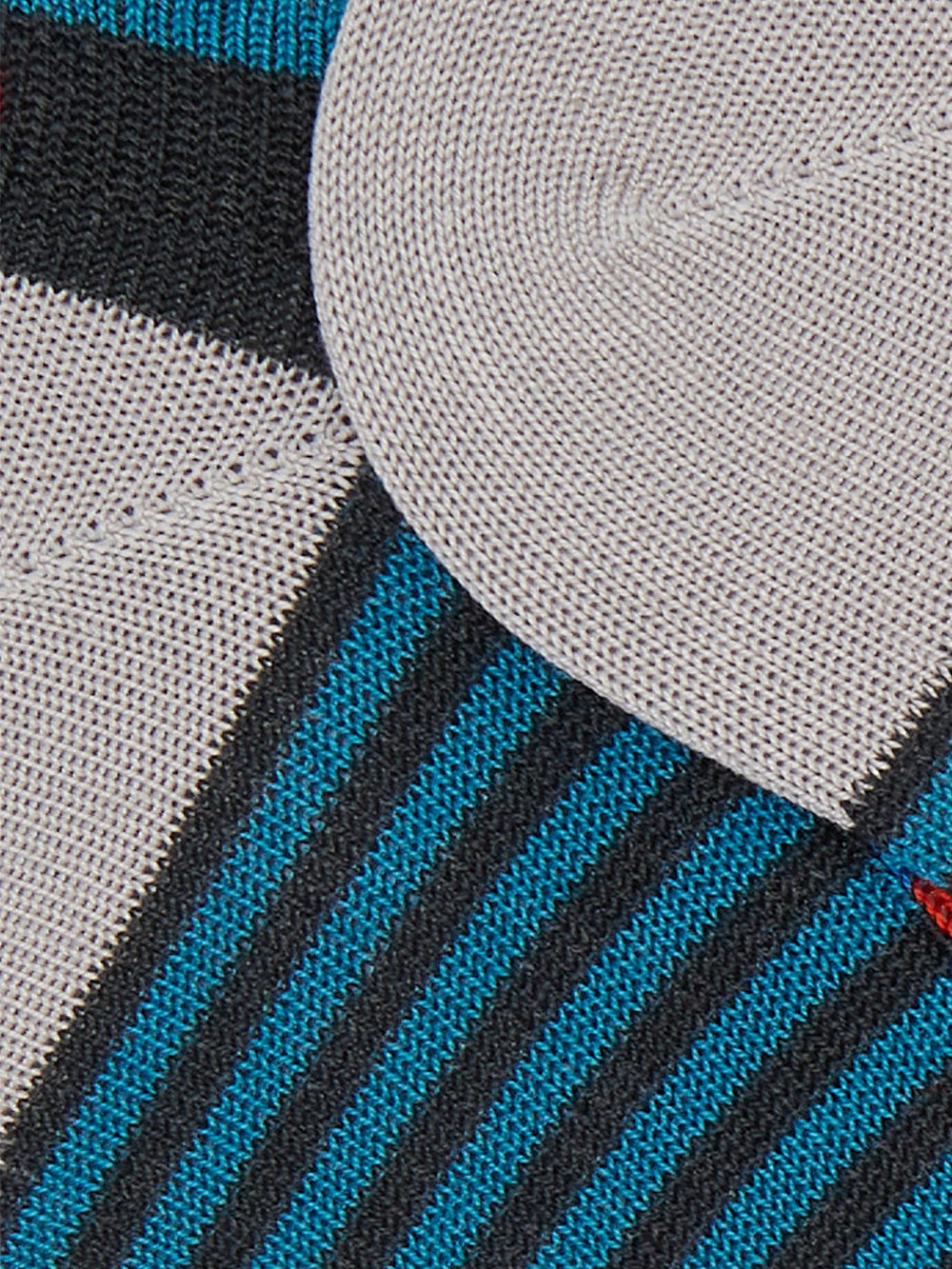 Calze fantasmino sneaker cotone righe GALLO Uomo - Multicolore