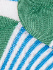 Calze fantasmino sneaker cotone righe GALLO Uomo - Multicolore