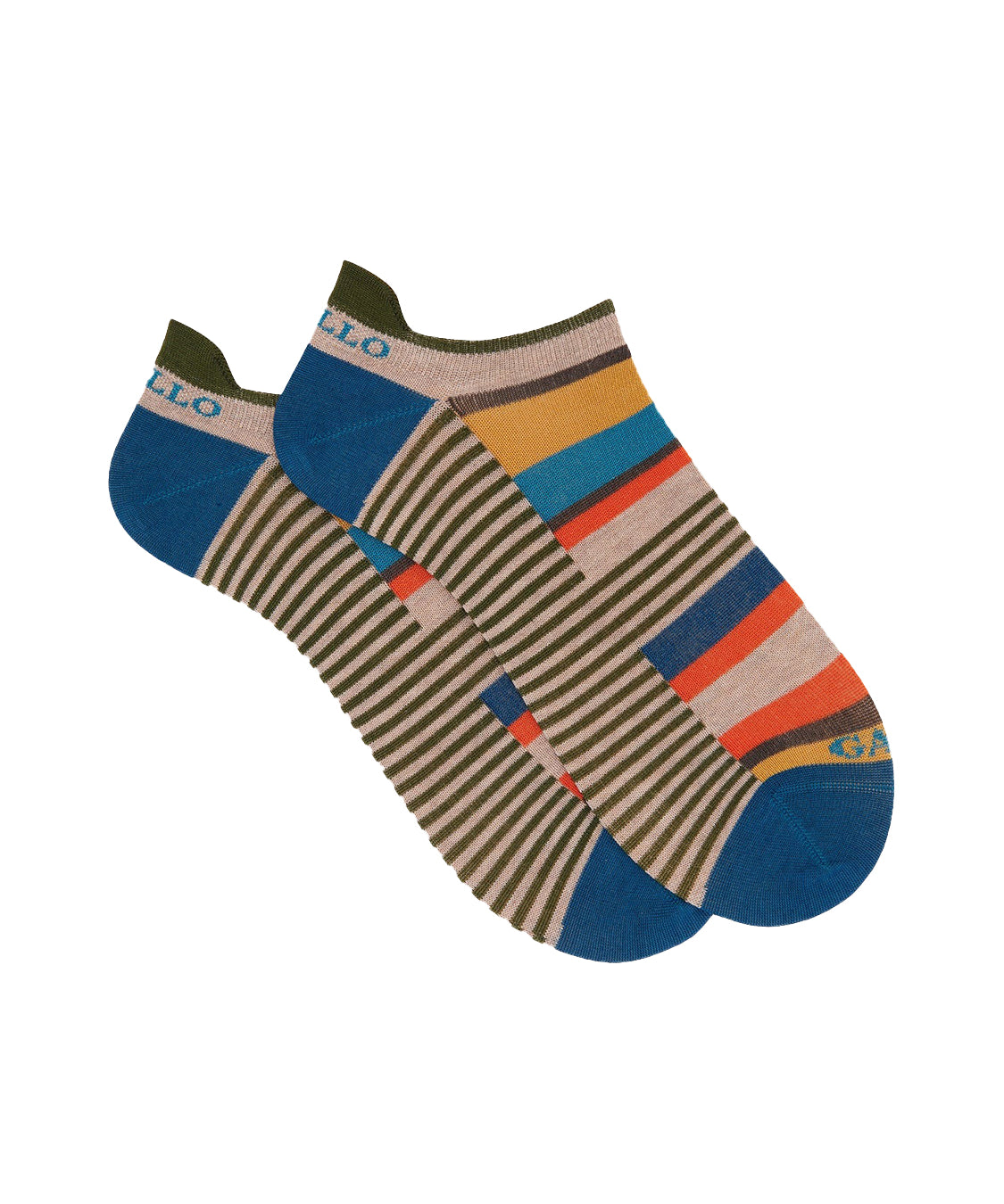 Calze fantasmino sneaker leggero GALLO Uomo - Multicolore