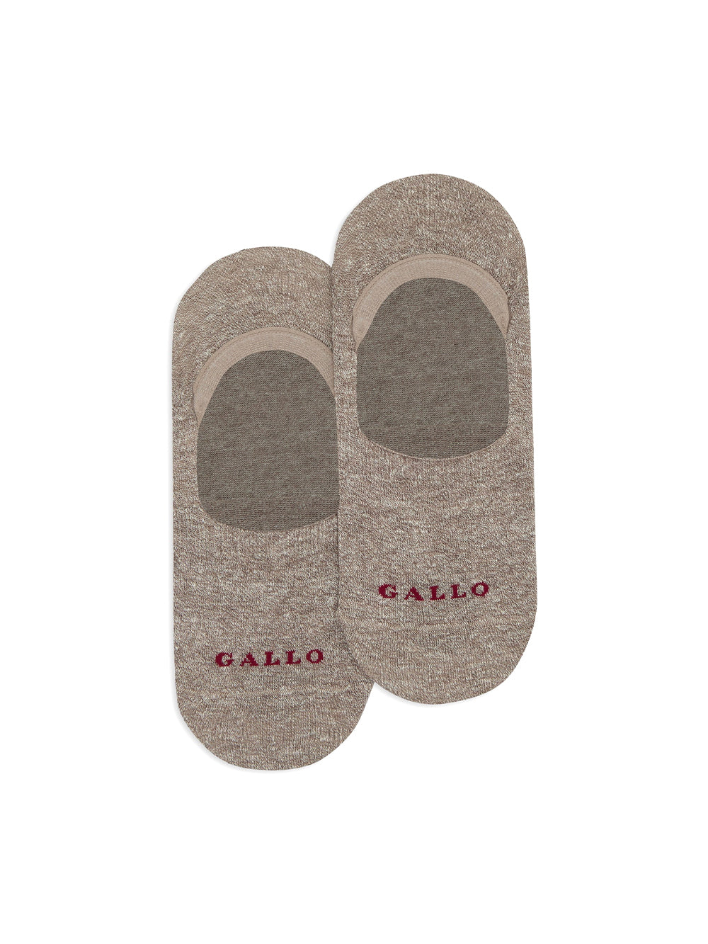 Calze soletta lino e cotone GALLO Unisex - Marrone