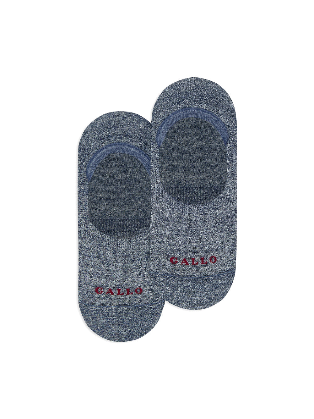 Calze soletta lino e cotone GALLO Unisex - Blue