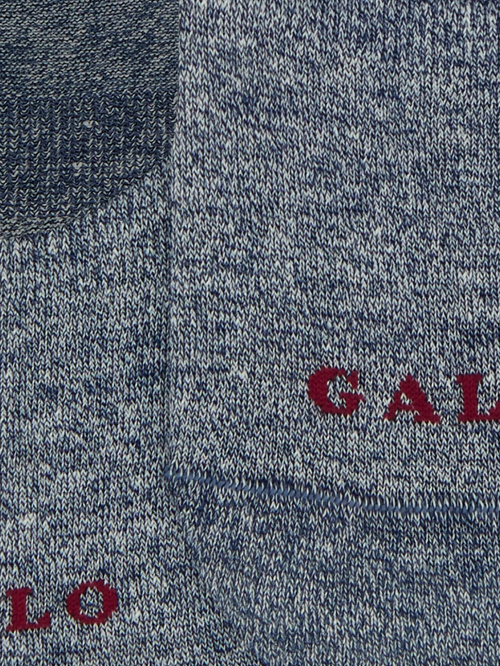 Calze soletta lino e cotone GALLO Unisex - Blue