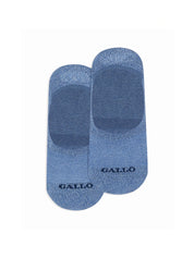 Calze soletta lino e cotone GALLO Unisex - Blue
