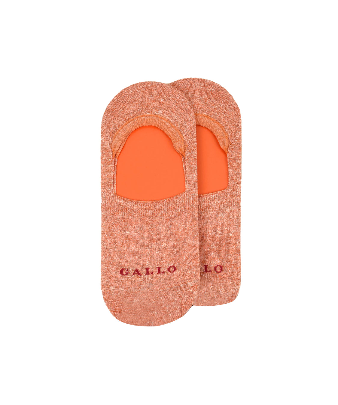 Calze soletta lino e cotone GALLO Unisex - Arancione