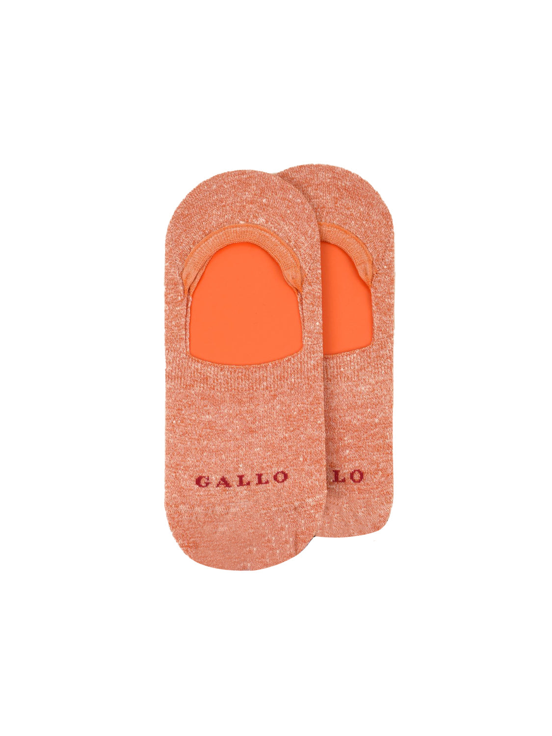 Calze soletta lino e cotone GALLO Unisex - Arancione