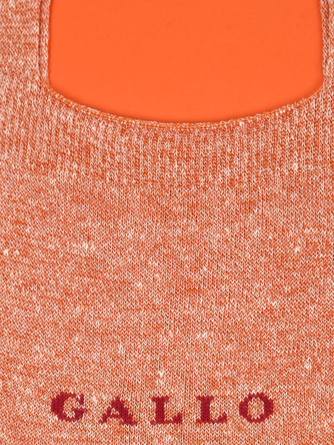 Calze soletta lino e cotone GALLO Unisex - Arancione