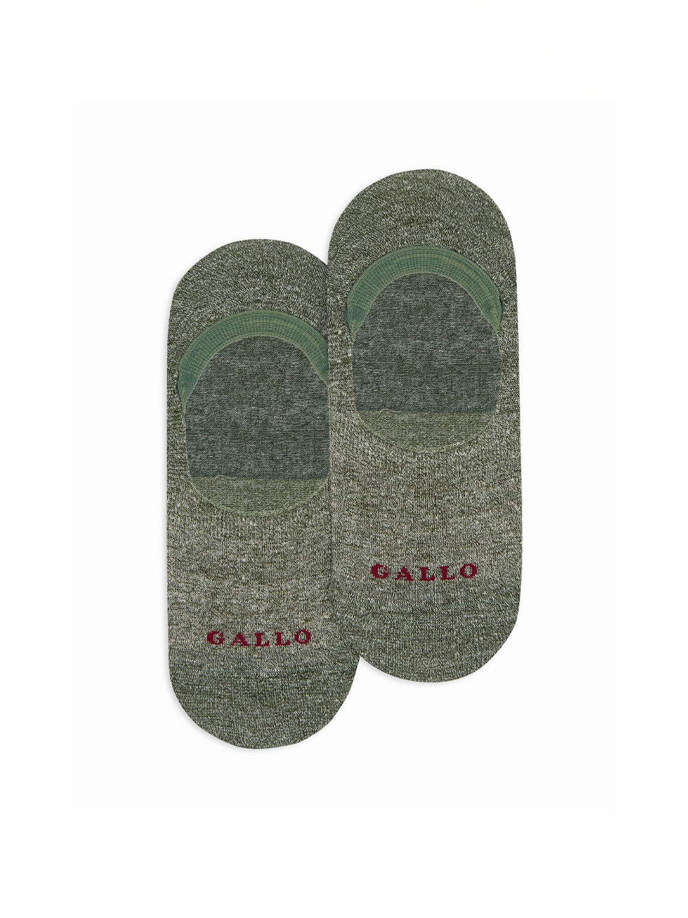 Calze soletta lino e cotone GALLO Unisex - Verde