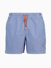 Costume Boxer Seersucker GALLO Uomo - Blue
