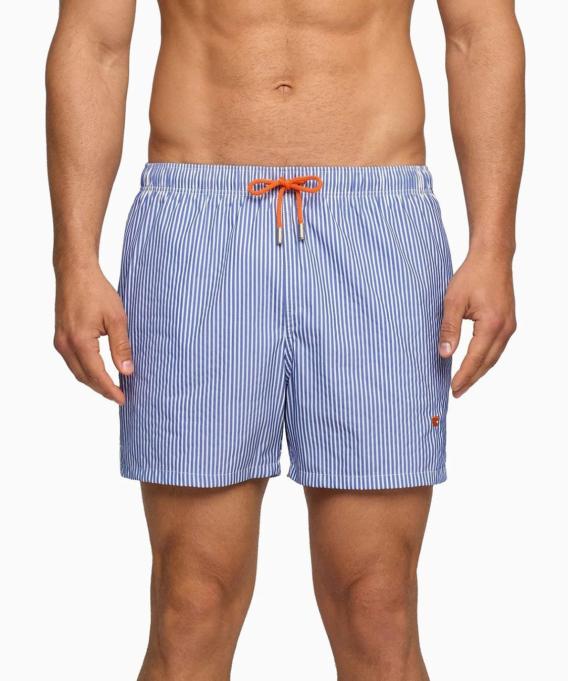 Costume Boxer Seersucker GALLO Uomo - Blue