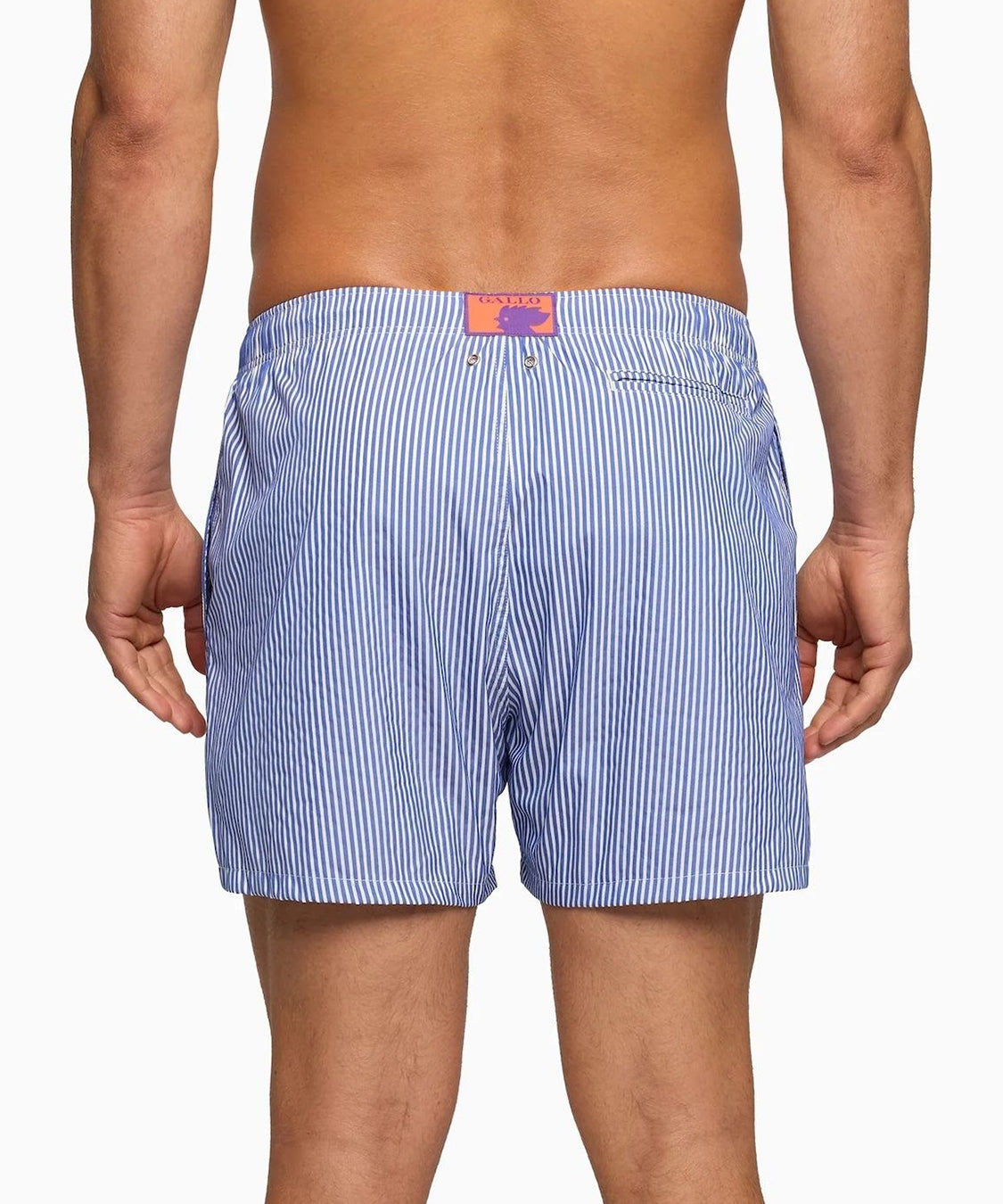 Costume Boxer Seersucker GALLO Uomo - Blue