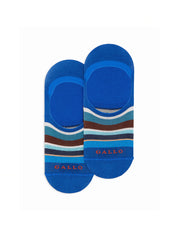 Calze soletta a righe GALLO Unisex - Blue