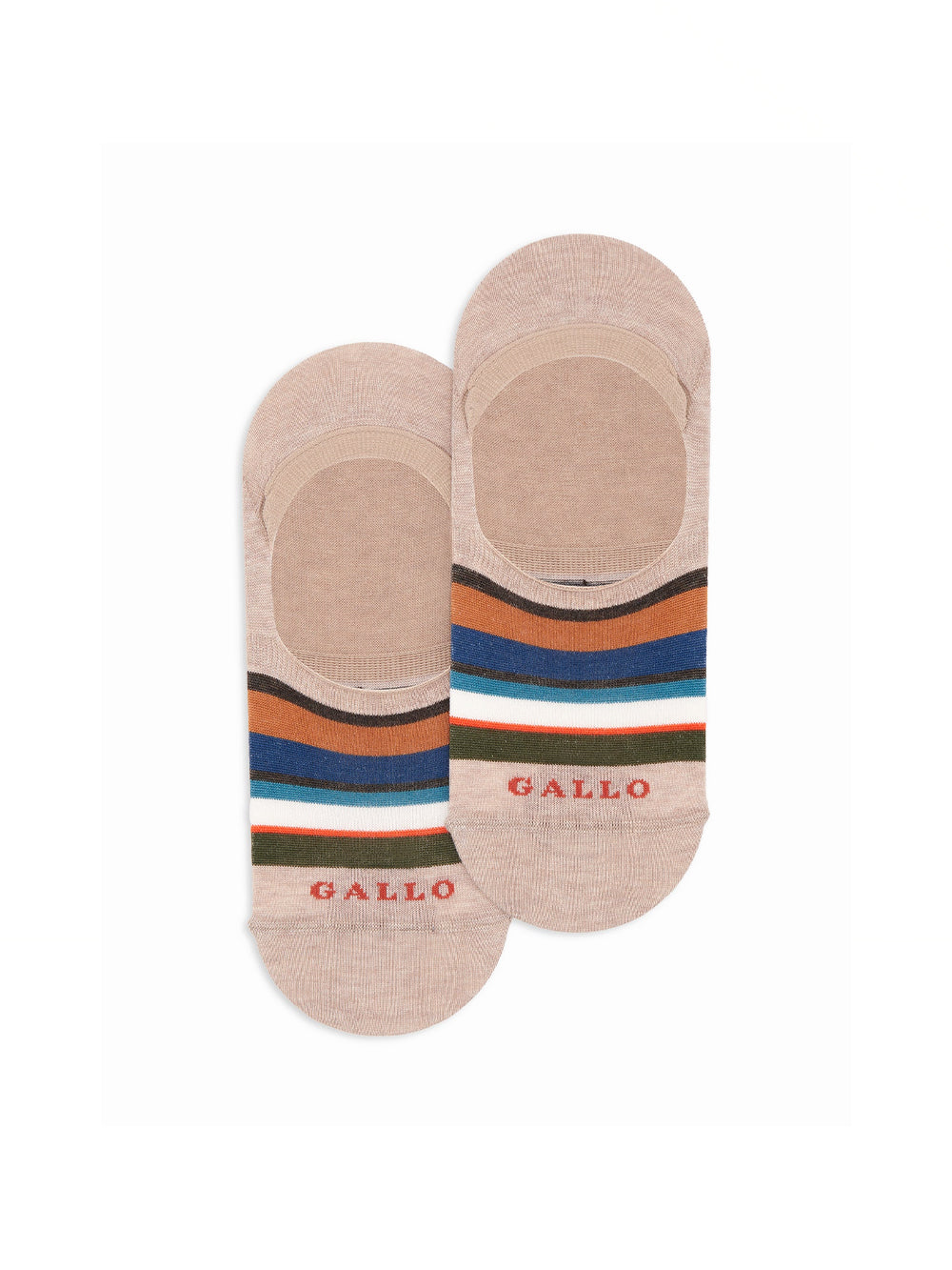 Calze soletta a righe GALLO Unisex - Beige