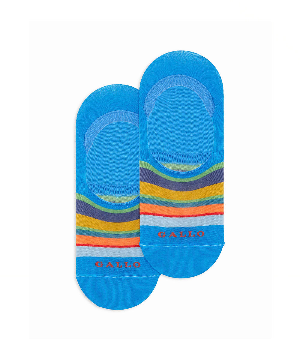 Calze soletta a righe GALLO Unisex - Blue