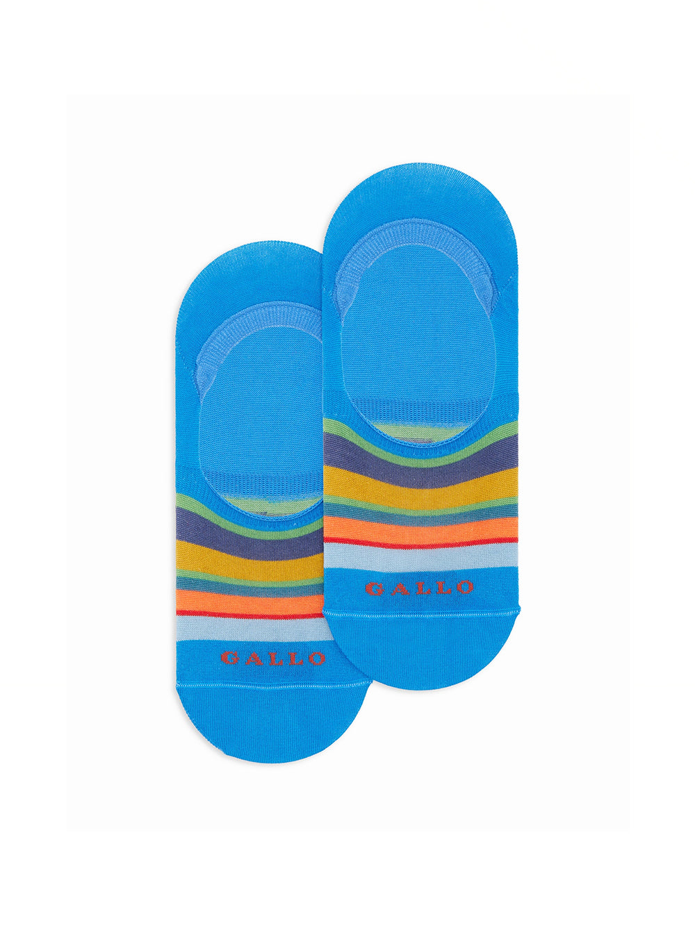 Calze soletta a righe GALLO Unisex - Blue