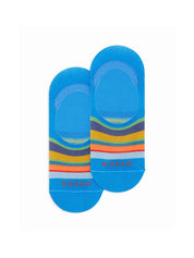 Calze soletta a righe GALLO Unisex - Blue